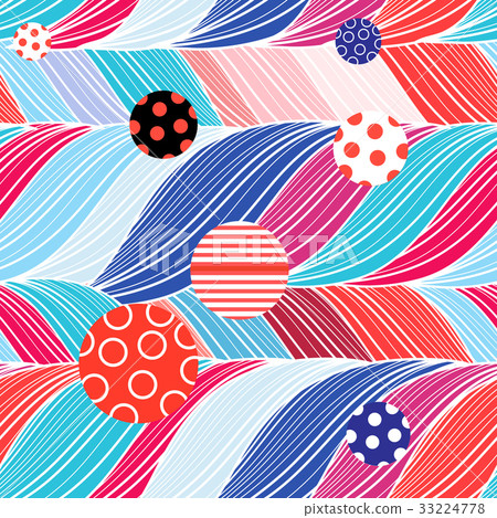 Seamless color brightly wavy pattern 33224778