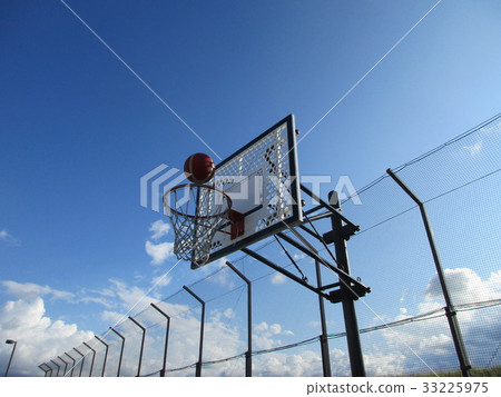 Scenery of the basketball goal 33225975