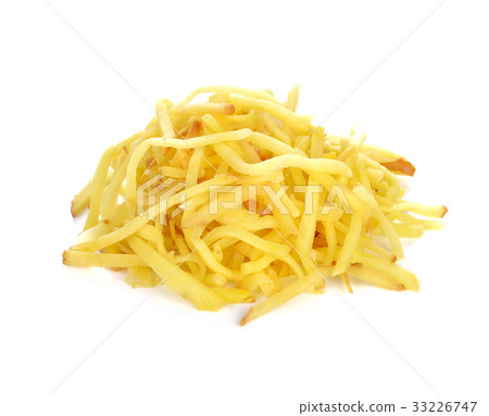 ginger slice on white background ginger slice on white background 33226747