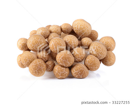 brown beech mushroom isolated on white background brown beech mushroom isolated on white background 33227255
