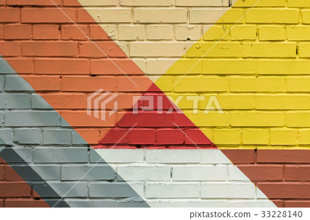 Abstract graffiti on the wall, very small detail 33228140