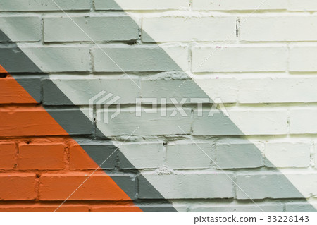 Graffity brick wall, very small detail. Abstract 33228143