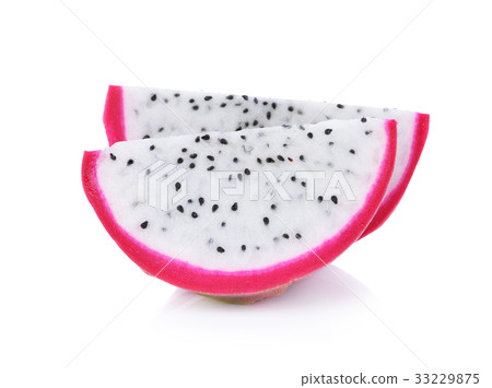 Dragon Fruit isolated against white background. Dragon Fruit isolated against white background. 33229875