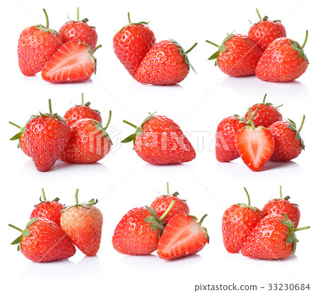 Strawberry on white background Strawberry on white background 33230684