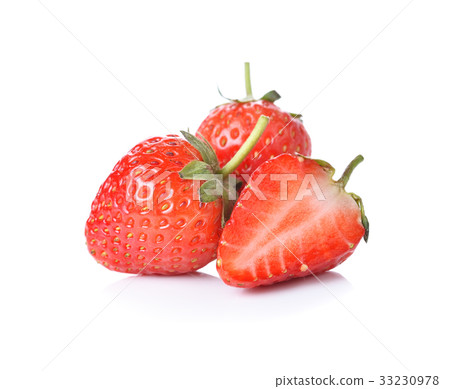 Strawberry on white background Strawberry on white background 33230978