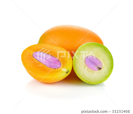 Marian plum fruit isolated on white background Marian plum fruit isolated on white background 33231408