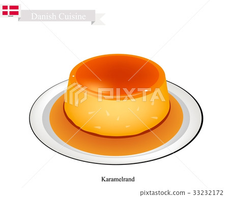 Karamelrand or Creme Caramel, Dessert in Denmark Karamelrand or Creme Caramel, Dessert in Denmark 33232172