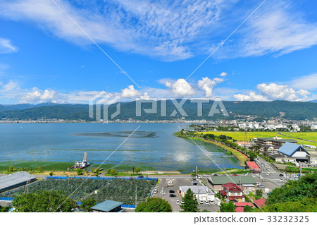 Lake Suwa, Nagano Prefecture 33232325