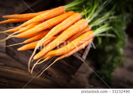 Fresh organic carrot 33232490