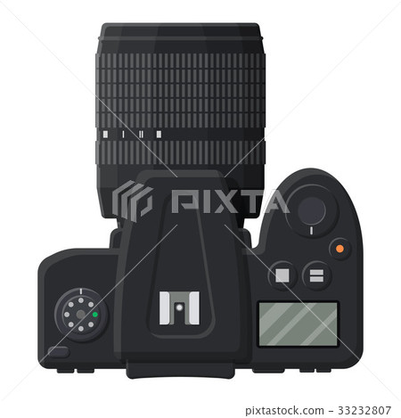 Modern photo camera. 33232807