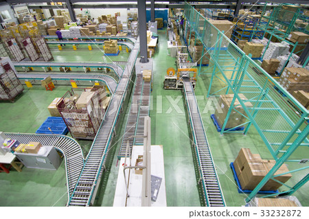 自動化工廠 輸送帶 33232872