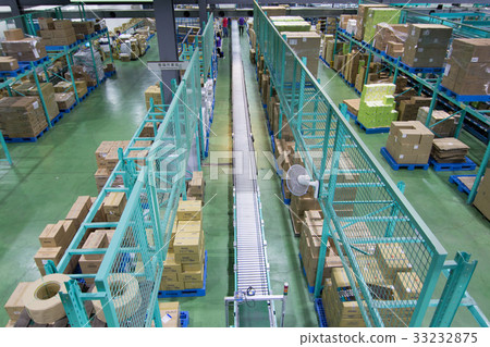 自動化工廠 輸送帶 33232875