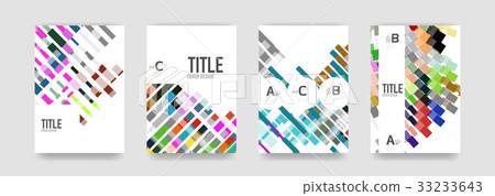 Set of brochure cover templates Set of brochure cover templates 33233643