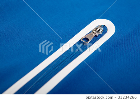 Zipper a sporty blue jacket or sweatshirt pockets 33234266