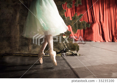 outfit, profession, dancing concept. thin legs of outfit, profession, dancing concept. thin legs of 33235100