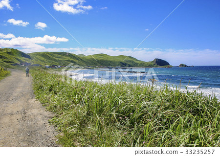 禮文島風景在夏天 33235257