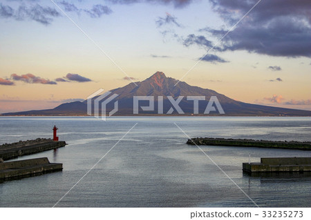 禮文島風景在夏天 33235273