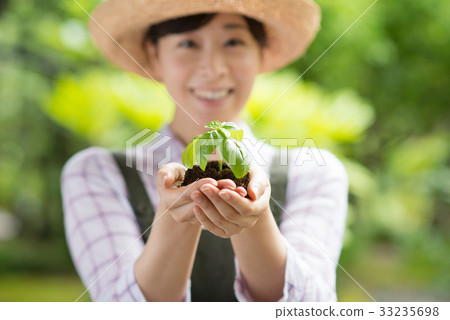 Agriculture woman environment eco image 33235698