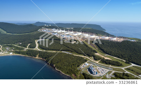 modern sea port on a sunny day 33236861