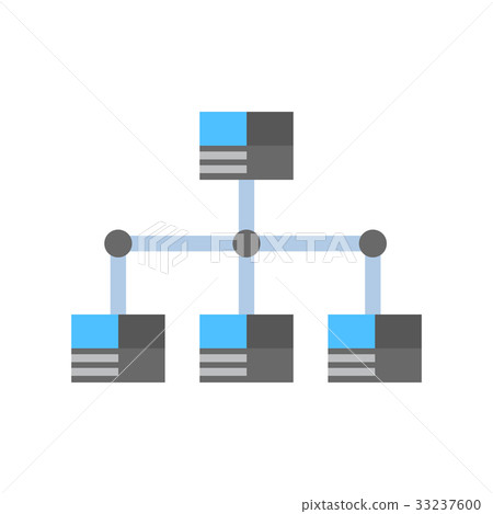 Data Center Icon Cloud Computer Connection Hosting 33237600