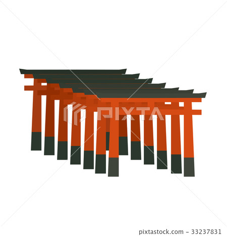 Thousand Torii illustrations Thousand Torii illustrations 33237831