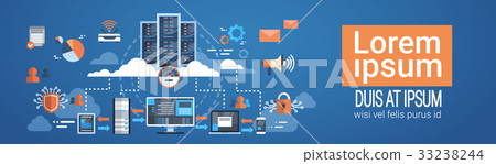 Data Center Cloud Computer Connection Hosting Data Center Cloud Computer Connection Hosting 33238244