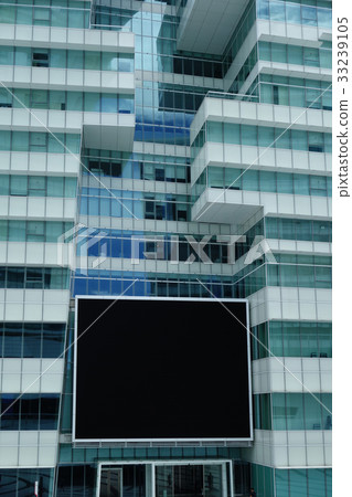 White building, billboard White building, billboard 33239105