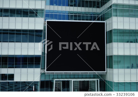 White building, billboard 33239106