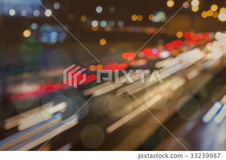 Bokeh highway city traffic rush hour. Teleport Bokeh highway city traffic rush hour. Teleport 33239987