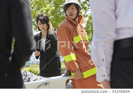 Sudden sick person accident image 33240684