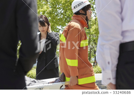 突發病人事故形象 33240686