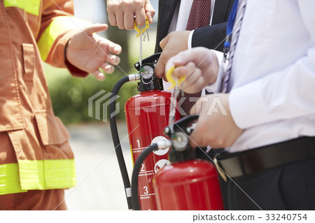 Fire fighting training 33240754