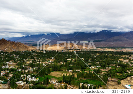 Landscape view from Shanti stupa 33242189