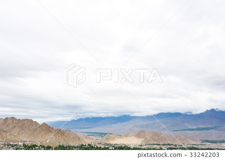 Landscape view from Shanti stupa Landscape view from Shanti stupa 33242203