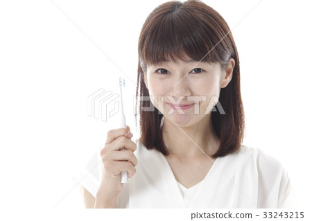 Toothbrush and ladies 33243215