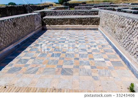 View of the archaeological site of Lucus Feroniae 33243406