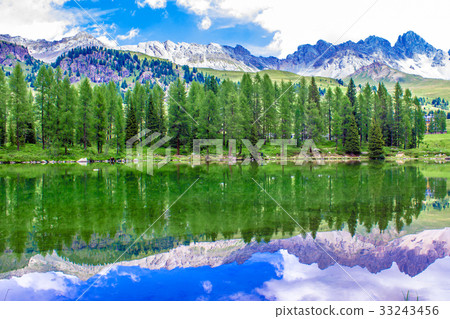 Landscape at the San Pellegrino Pass, Italy 33243456