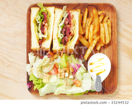 Duck meat sandwich combo Duck meat sandwich combo 33244532