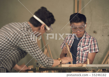 sawing plank for the first time sawing plank for the first time 33246182