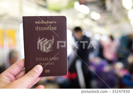 Thai passport, Travel concept. Copy space Thai passport, Travel concept. Copy space 33247930