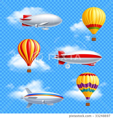 Airship Icon Set Airship Icon Set 33248697