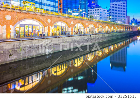 東京秋葉原電氣街風景從Mansei橋 東京秋葉原電氣街風景從Mansei橋 33251513