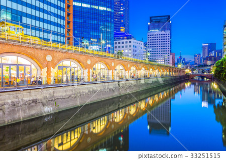 Tokyo Akihabara Electric Street Scenery from Mansei Bridge Tokyo Akihabara Electric Street Scenery from Mansei Bridge 33251515