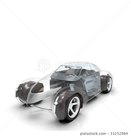 Generic and futuristic model of car 3d rendering Generic and futuristic model of car 3d rendering 33252984
