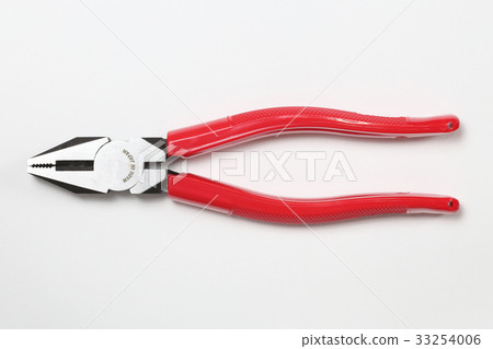 Pliers white background 33254006