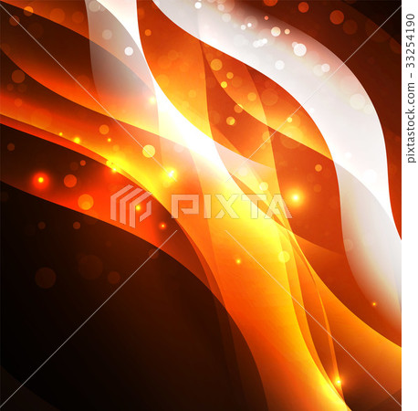 Illuminated neon waves 33254190