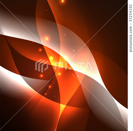 Illuminated neon waves 33254192