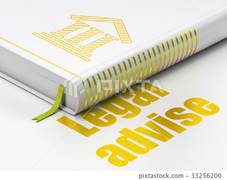 Law concept: book Courthouse, Legal Advise on Law concept: book Courthouse, Legal Advise on 33256200