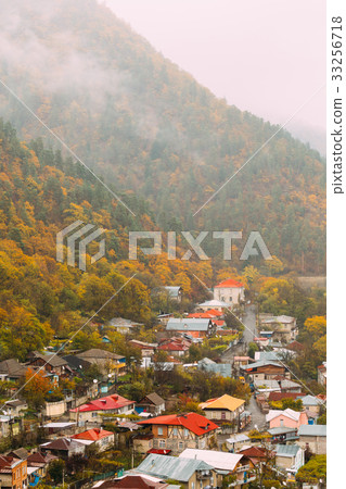 Borjomi, Samtskhe-Javakheti, Georgia. Aerial View 33256718