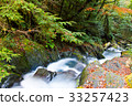 The beautiful autumn scenery of the maple leaf in the mountains of central Taiwan is located at 108K. 33257423